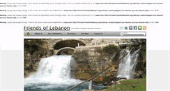 Desktop Screenshot of friendsoflebanon.org